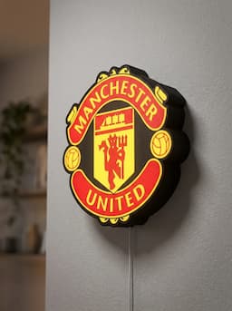 Светильник Манчестер Юнайтед | Ночник LED лайтбокс — миниатюра 9