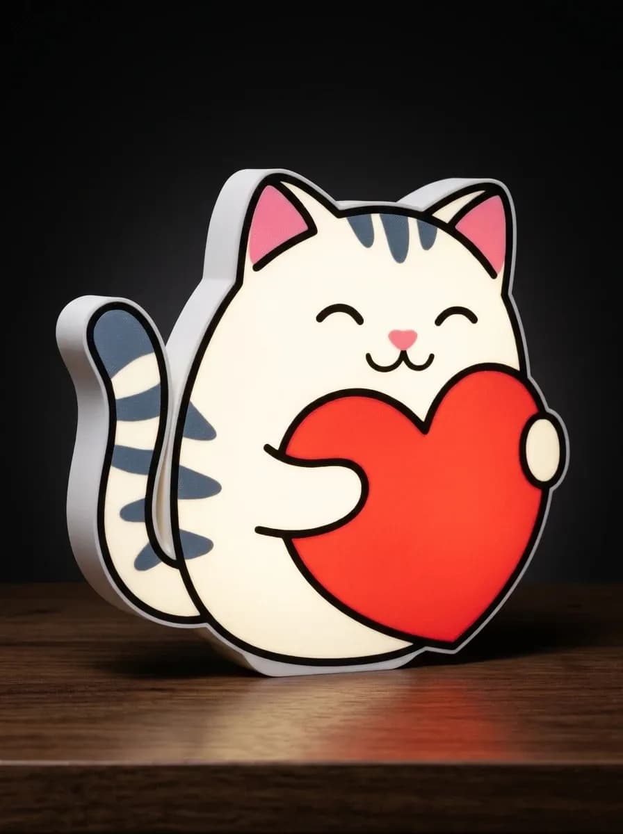 Кот с сердцем